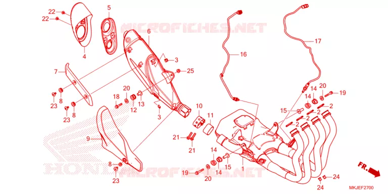 UITLAATDEMPER Honda MOTO 1000 CB 2023  CB1000RAP
