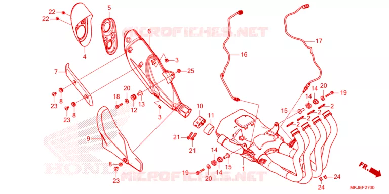 UITLAATDEMPER Honda MOTO 1000 CB 2023  CB1000RAP