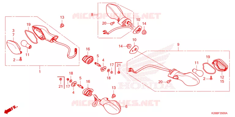 KNIPPERLICHT Honda MOTO 125 GROM 2023  MSX125P