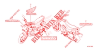 EMBLEEM/STREEP voor Honda NAVI 110 2022 2024