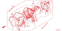 BEENSCHERM voor Honda SCV 110 DIO, TYPE ID 2013