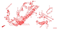 FRAME CHASSIS voor Honda SCV 110 DIO, TYPE ID 2013