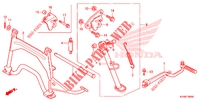 KICKSTARTER ARM/STANDAARD voor Honda SCV 110 DIO, TYPE ID 2014