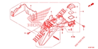 ACHTERSPATBORD  voor Honda SCV 110 DIO, TYPE 2ID 2015