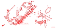 FRAME CHASSIS voor Honda SCV 110 DIO, TYPE 2ID 2014