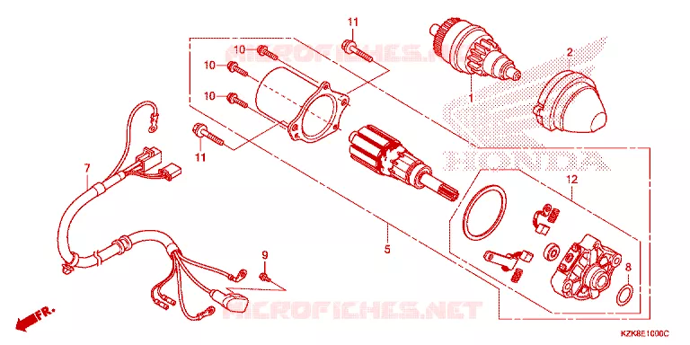 STARTMOTOR Honda SCOOTER 110 DIO 2016  SCV110FBC
