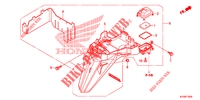 ACHTERSPATBORD  voor Honda SCV 110 DIO DX, TYPE 6ID 2017