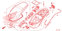 ZITTING/ BAGAGEBOX voor Honda SCV 110 DIO, TYPE 2ID 2012