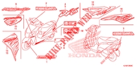 EMBLEEM/STREEP voor Honda SCV 110 DIO, TYPE 2ID 2014