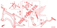 KICKSTARTER ARM/STANDAARD voor Honda SCV 110 DIO, TYPE 2ID 2013
