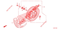 VOORWIEL voor Honda SCV 110 DIO, TYPE 2ID 2014