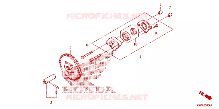 OLIEPOMP Honda SCOOTER 110 DIO 2014  SCV110FD