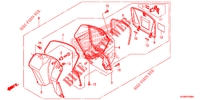 BEENSCHERM voor Honda SCV 110 DIO, TYPE ID 2014