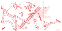 KICKSTARTER ARM/STANDAARD voor Honda SCV 110 DIO, TYPE ID 2013