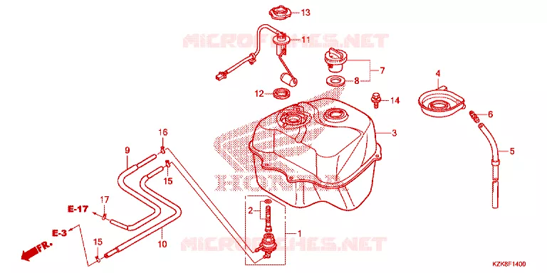 BENZINE TANK Honda SCOOTER 110 DIO 2013  SCV110FD