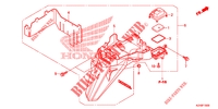 ACHTERSPATBORD  voor Honda SCV 110 DIO, TYPE 3ID 2015