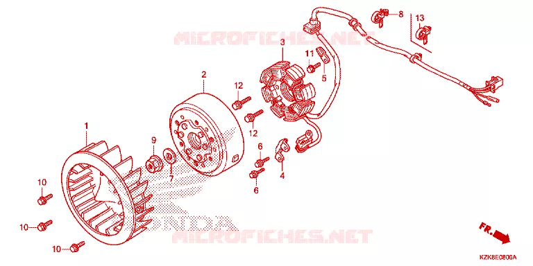 ALTERNATORE Honda SCOOTER 110 DIO 2016  SCV110FF