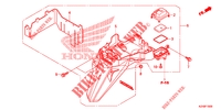 ACHTERSPATBORD  voor Honda SCV 110 DIO, TYPE ID 2016
