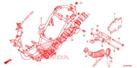 FRAME CHASSIS voor Honda SCV 110 DIO, TYPE 2ID 2018