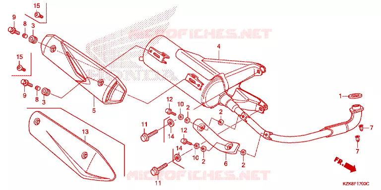 UITLAATDEMPER Honda SCOOTER 110 DIO 2019  SCV110FK