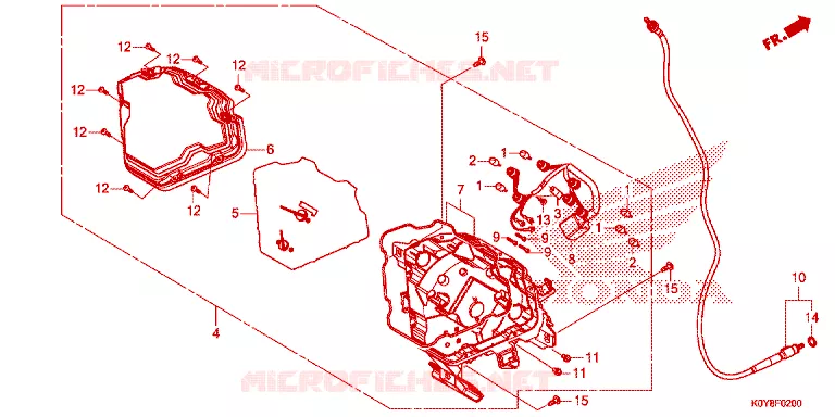 COMBINATIEMETER Honda SCOOTER 110 DIO 2020  SCV110FL
