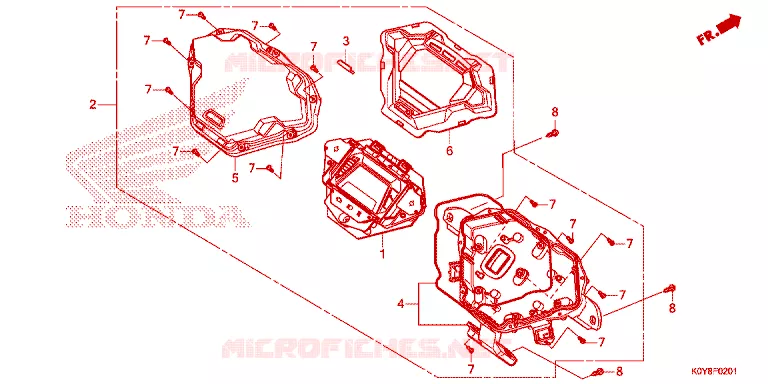 COMBINATIEMETER Honda SCOOTER 110 DIO 2020  SCV110FL