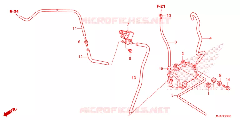 GAS RECYCLINGSYSTEEM Honda MOTO 750 SHADOW 2023  VT750C2BP