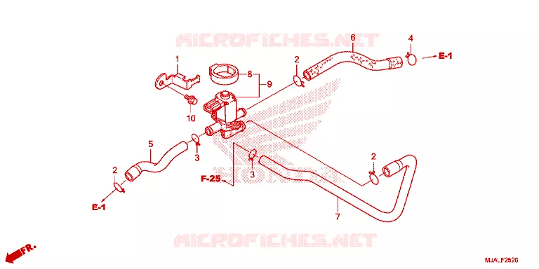 REGELKLEP LUCHTINJECTIE Honda MOTO 750 SHADOW 2022  VT750CSN
