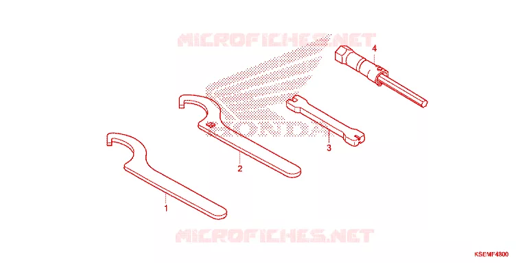 GEREEDSCHAP Honda MOTO 150 CRF 2023  CRF150RBP
