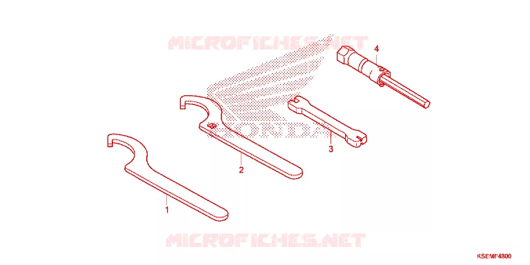 GEREEDSCHAP Honda MOTO 150 CRF 2023  CRF150RP