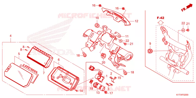 COMBINATIEMETER Honda MOTO 300 CRF 2023  CRF300LAP