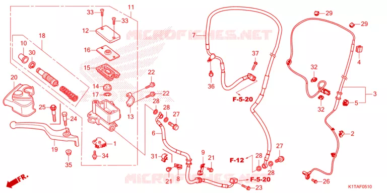 REMPOMP VOOR Honda MOTO 300 CRF 2023  CRF300LAP