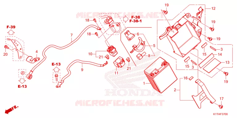 ACCU Honda MOTO 300 CRF 2023  CRF300LP