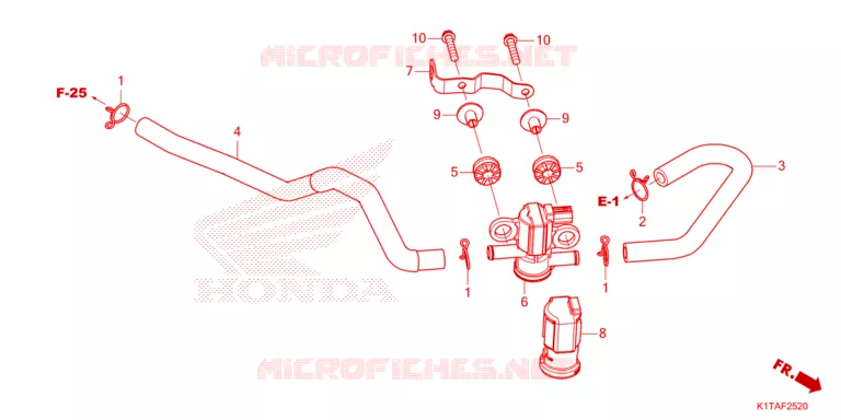 LUCHTINJECTIE SOLENOIDEKLEP Honda MOTO 300 CRF 2023  CRF300LRAP