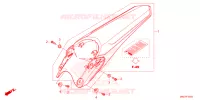 ACHTERSPATBORD  voor Honda CRF 450 R SPECIAL EDITION 2023