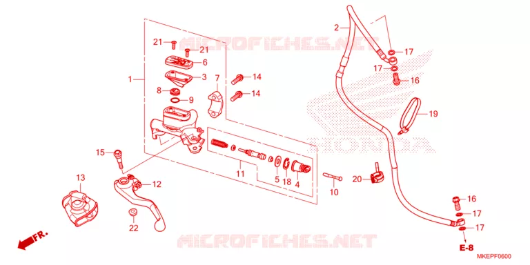 POMP Honda MOTO 450 CRF 2023  CRF450RP_S
