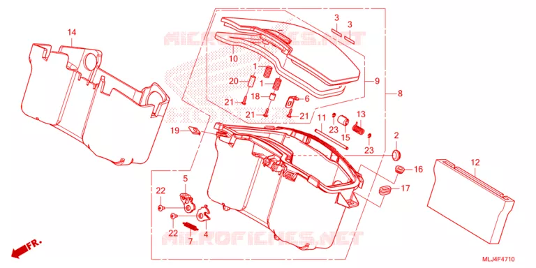 CENTRALE DOOS Honda MOTO 1300 VT 2023  VT1300CXAP