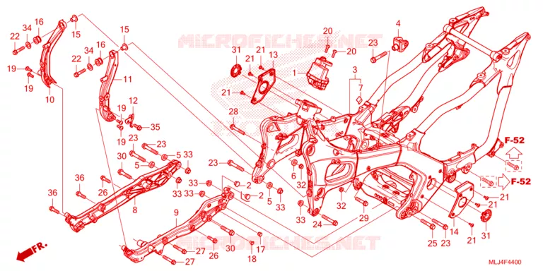 FRAME CHASSIS Honda MOTO 1300 VT 2023  VT1300CXAP