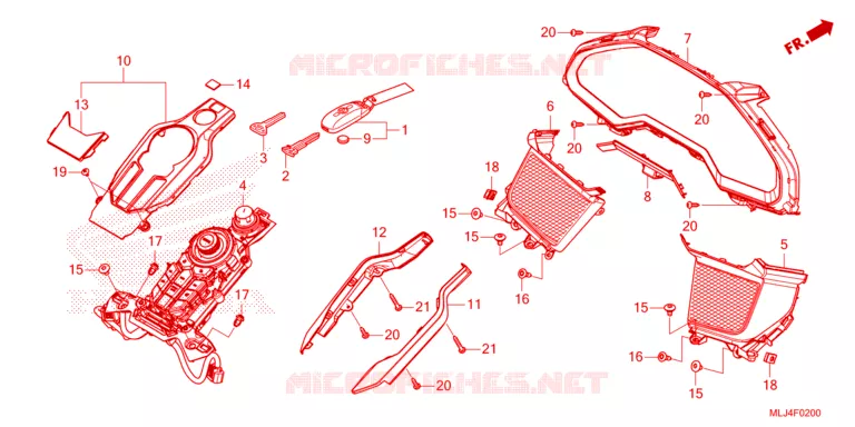 TELLERSET COMPLEET Honda MOTO 1300 VT 2023  VT1300CXAP