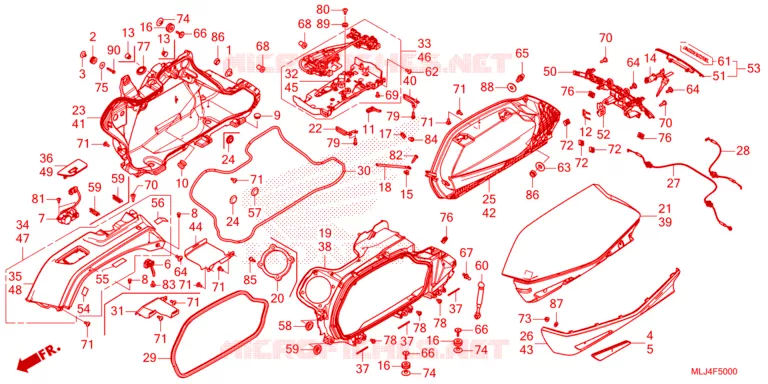 ZADELTAS Honda MOTO 1300 VT 2023  VT1300CXAP