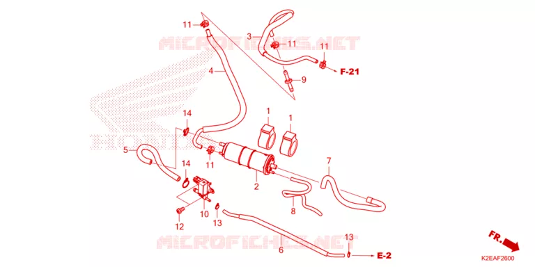 GAS RECYCLINGSYSTEEM Honda MOTO 125 CT 2023  CT125AP