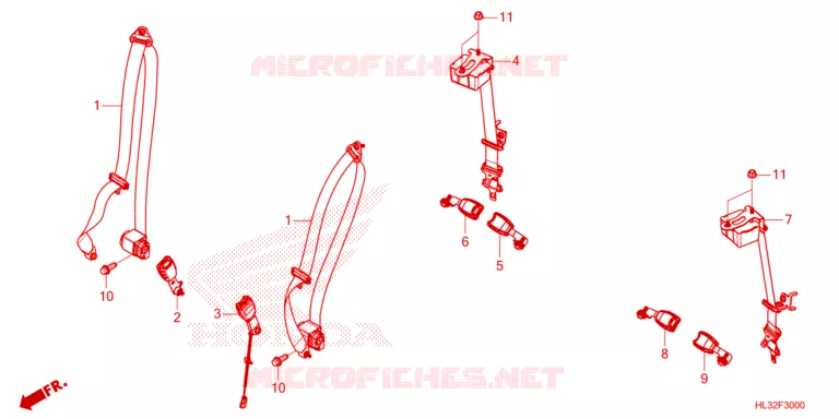 GORDEL Honda ATV 700 PIONEER 2023  SXS700M2DP