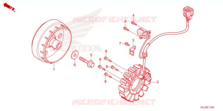 ALTERNATORE Honda ATV 700 PIONEER 2023  SXS700M2DP