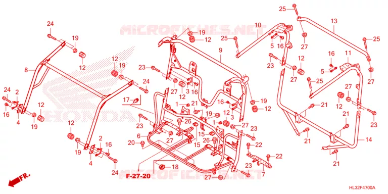 ROL STANG Honda ATV 700 PIONEER 2023  SXS700M2DP