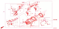 GASKLEP HUIS voor Honda PIONEER 1000-5 TRAIL 2023