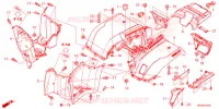 ACHTERSPATBORD  voor Honda FOURTRAX 520 RUBICON 4X4 AT DCT 2023
