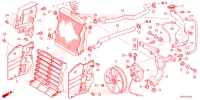 RADIATOR voor Honda FOURTRAX 520 FOREMAN 4X4 ES PS 2023