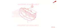 ACHTERLICHT voor Honda FOURTRAX 520 FOREMAN RUBICON 4X4 EPS 2024