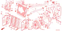 RADIATOR voor Honda FOURTRAX 520 FOREMAN RUBICON 4X4 EPS 2024