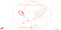 ZADEL voor Honda FOURTRAX 520 FOREMAN RUBICON 4X4 EPS 2024